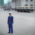 В Пхеньяне встречаются очень красивые троллейбусы пятидесятых годов.