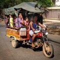 Мотоцикл с коляской, именуемый на тайский манер 