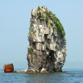 
              Из воды торчит вот такая фиговина в стиле 