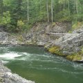 
              А вот так выглядит сейчас Кема. Воды хрен и еще меньше. 
            