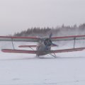 
              Вот такой вот ероплан - покоритель снежных полей. Долго пытались отклеить его от грунта. Лыжи насмерть примерзают к сугробам. Всем коллективом, пердя и матерясь, дергали ероплан за кончики крыльев, вроде помогло.
            