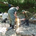 
      Хозяйственая часть мероприятия. Заготовка дров.
    