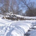 
      Толстый снег и тонкий лед. Обратная дорога по буреломам.
    