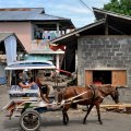 Конные повозки передвигаются со скоростью пешехода. Симпатичный, но довольно бестолковый способ передвижения.
